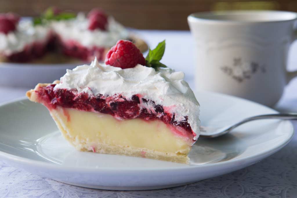 Raspberry Cream Pie