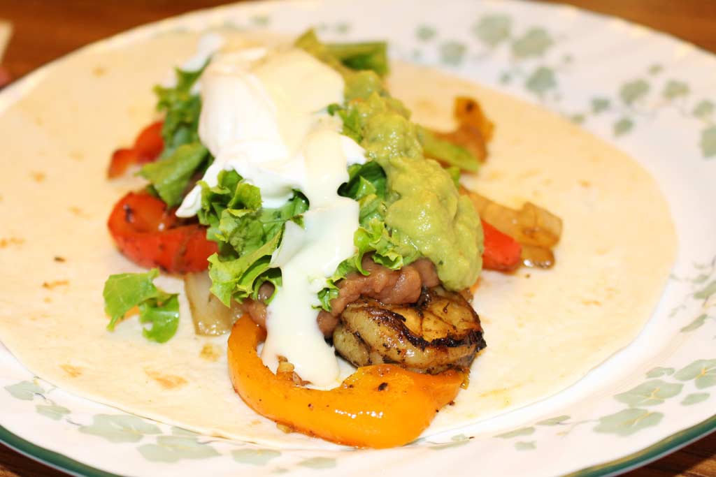 Shrimp Fajitas